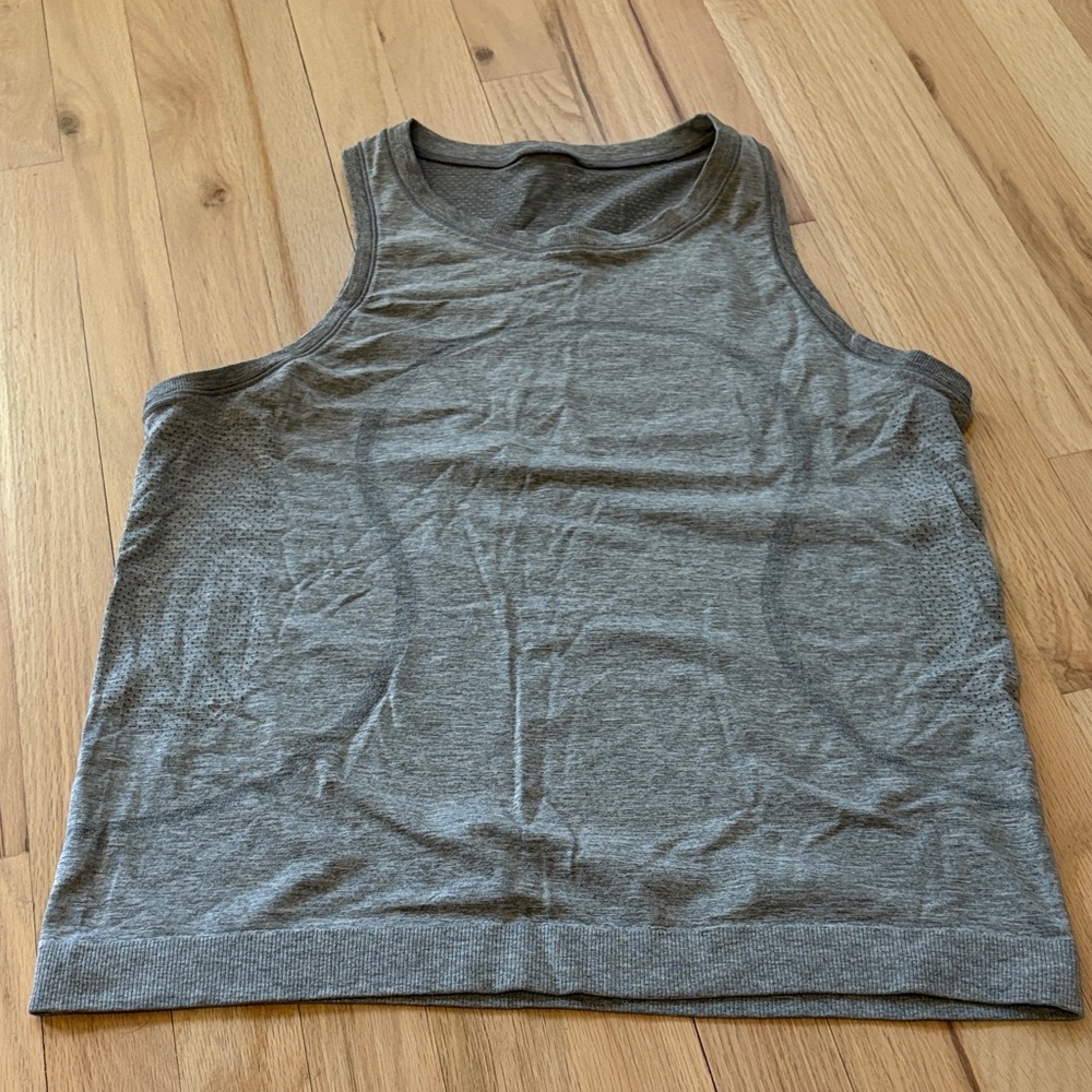 lululemon athletica Swiftly Relaxed Gray Tank Top